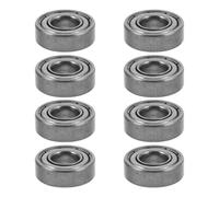 GARVALON Lot de 8 Roulements à Billes 608Zz en Acier Inoxydable pour Roue Frontale de Fauteuil Roulant Paliers de Direction Silencieux Pièces de Rechange Solide Compatibles Déambulateur