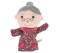 GARVALON Marionnette à Main Grand-mère en Tissu Doux Ultra-léger, 1 Pièce pour Garçon et Filles et Adultes, Accessoire Familial pour Raconter des Histoires et Jeux Éducatifs en Maternelle