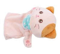 GARVALON Marionnette Main Chat Peluche Souple pour Conte et Jeu Éducatif Animal Interactif Peluche Garçon Fille et Adulte Histoire et Marionnette Doigt Animaux