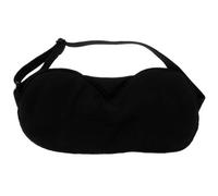 GARVALON Masque de Sommeil Occultant Noir pour Voyage, Bandeau Léger et Confortable, Bloque la Lumière, pour Avion, Train et Détente, Masque Yeux pour Sommeil Réparateur