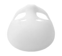 GARVALON Masque de Tête Vierge en Plastique pour Fursuit Soi-Même Accessoire de Costume Animal Blanc Base de Masque Cosplay Personnalisable pour Soirées Masquées et Halloween