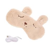 GARVALON Masque Pour Yeux Chauffant Usb Coussin Pour Yeux Électrique Masque De Nuit Réutilisable Cache-yeux Pour Dormir Maison