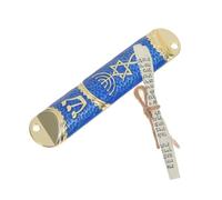 GARVALON Mezouza en avec Parchemin Décoration Juive Protection Spirituelle de Hanouka Décoration pour Porte d'Entrée Ornement Traditionnel Mezouza Classique