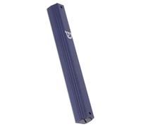 GARVALON Mezouza en Métal Bleu 12,5 Cm Étanche pour Porte, Pancarte de Bénédiction Juive, Décoration Extérieure et Intérieure, Présent Traditionnel Hanoukka, Ornement Parchemin pour Maison