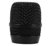 GARVALON Microphone Métallique Remplacement Tête Micro Professionnelle Compatible Couverture Micro et Esthétique Accessoire Pratique pour Ktv et Wireless Mic 780 Tête Noir