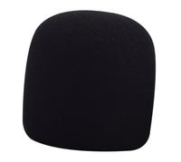 GARVALON Microphone Pare-brise Mousse Protecteur Compatible avec Modèle Pro de Bruit et Protection Vent et Salive Matériau Éponge et Élastique Noir