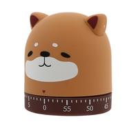 GARVALON Minuterie Mécanique Cuisine de Chien Shiba Inu Minuteur de Cuisson Manuel Compte à Rebours et Alarme Audible Minuterie de Chef Pratique pour Gestion du Temps Cuisine