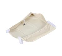 GARVALON Panier de Rangement pour Poussette Bébé 45x38x20 Cm en Tissu Oxford Imperméable Beige, Accessoire de Rangement Suspendu Multifonction pour Jouets, Couches et Courses, Compatible