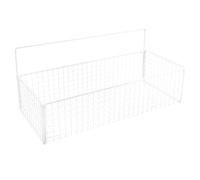 GARVALON Panier de Rangement Suspendu Cuisine Corbeille Murale Capacité Importante pour Fruits Légumes et Ustensiles Support Mural Stable Sans Percage Petits Espaces Appartement et Tiny