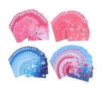 GARVALON Papier Origami Carré 9,5x9,5 Cm Double Face Motif Créatif Sakura, 400 Feuilles pour Loisirs Créatifs Garçon et Filles, Activités Manuelles et Décoration de Fêtes