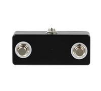 GARVALON Pédale D’Effet Guitare Double Commutateur à Pied Momentané Prise Jack Stéréo 1/4, Accessoires pour Instruments, Compatible Pédalier, Usage Musical Polyvalent