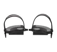 GARVALON Pédales Antidérapantes pour Vélo D’Appartement M14 avec Sangles Réglables - Ensemble 1 Paire de Pédales de Remplacement Ergonomiques en Plastique Robuste - Accessoires de Cyclisme