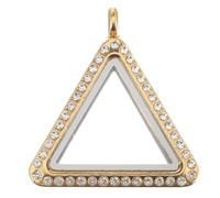 GARVALON Pendentif Photo Soi-même Triangulaire 24 Mm Or sans Chaîne pour Création Bijoux Décoration DIY Présent Personnalisable Artisanat