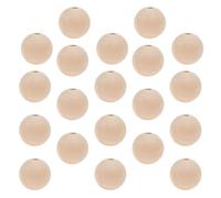 GARVALON Perles en Bois Naturel Rondes 12 MM 500 Pcs Trou 3 MM Perles D’Espacement en Bois Brut pour Bijoux Macramé Décoration Champêtre et Projets Créatifs