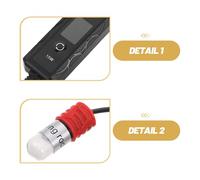 GARVALON Petit Chauffage USB pour Aquarium 15W Réglable Tige Chauffante en Quartz pour Eau Douce Mini Chauffe-Eau pour Poissons Betta Contrôle Celsius/Fahrenheit Accessoire Compact