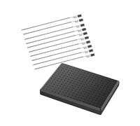 GARVALON Pince Crocodile de Modélisme avec Support Plastique Résistant pour Coloration et Fixation de Clips Légers et Pratiques pour Peinture de Maquettes