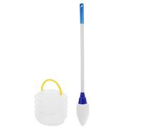 GARVALON Pinceau de Calligraphie Géant à Eau avec Éponge Grosse Brosse Traditionnelle pour Écriture au Sol Livré avec Seau d'Eau Pliable pour Calligraphie Extérieure Couleur Aléatoire