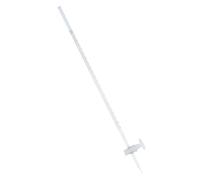 GARVALON Pipette Graduée en Verre pour Expérience de Laboratoire, Burette Acide 10ml Robinet, Résistante la Chaleur, pour Étudiants