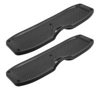 GARVALON Plaque de Fixation Moteur en Plastique Noir pour Bateau Gonflable et Kayak Lot de 2 Support Tableau Arrière Résistant aux Rayures Accessoire pour Pêche et Navigation Nautique