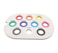 GARVALON Plateau Sensoriel en Bois Petit Format Trous Ronds Jeu D’Association de Couleurs Montessori pour Éveil et Motricité Fine des Tout-Petits Éducatif pour Activité Parent-Garçon et