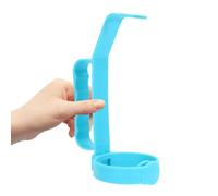 GARVALON Poignée pour Bouteille de Boisson en Plastique Bleue Poignée de Soda Ergonomique Réglable pour Bouteilles Grandes Tailles Accessoire Antidéversement pour Transport et Usage