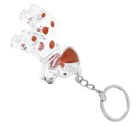 GARVALON Porte-clés Souvenir Animaux Compagnie Transparent de Chien, Bouteille Commémorative Marron Compacte, Accessoire Porte-Souvenirs pour Poils, Mémorial Sentimental pour Propriétaires de Chiens