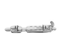 GARVALON Porte-Moulinet de pêche Outil Porte-Canne à pêche Acier Inoxydable Argenté Support Stable Résistant à l'usure pour Pêche en Mer