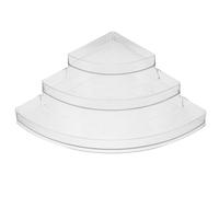 GARVALON Présentoir Acrylique Transparent à 3 Niveaux 36x26x10 Cm pour Vernis à Ongles, Organisateur de Parfum et Cosmétiques, Étagère de Rangement Multifonction Bureau Salle de Bain