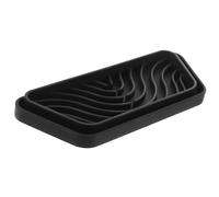 GARVALON Récupérateur de Gouttes et Facile à Découper Noir pour Réfrigérateur en Silicone Simple Design Bac Récupérateur d'eau Protège Le Bac à Eau