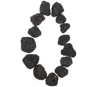 GARVALON Roche Volcanique Naturelle Noire Poreuse 100 G pour Aquarium et Décoration de Pot de Fleurs Absorption des Odeurs Nitrification Ornement Polyvalent pour Eau Douce et Salée