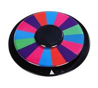 GARVALON Roue à Prix Tournante Double Face pour Jeux de Fête Roulette Fortune Portable avec Pointeur Fluide DIY Cadeaux et Punitions pour Événements et Réunions