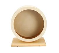 GARVALON Roue de Course Silencieuse Bois pour Petits Animaux Exercice pour Hamster Hérisson et Cobaye Roue et Adaptée Aux Petits Rongeurs