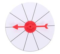 GARVALON Roue de Loterie Éducative Murale 10 Cm pour Garçon et Filles, Plateau Tournant Portable Compact, Accessoire de Jeu de Société pour Tombola et Fête,