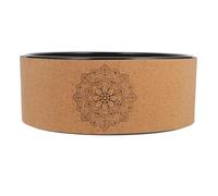 GARVALON Roue de Yoga Liège Naturel pour Étirements Du Dos Support Antidérapant pour Backbends Outil Polyvalent de Gymnastique et Kinésithérapie Accessoire Pratique pour Sport et Fitness