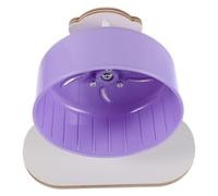 GARVALON Roue Exercice Indépendante pour Hamster Gerbille et Petits Animaux Base Stable Fonctionnement Silencieux Adapté à Différentes Cages