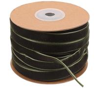 GARVALON Ruban Velours Vert Yards Ruban Décoratif Coupable pour Emballages Cadeaux Accessoires DIY Nœuds et Décoration Maison