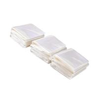 GARVALON Sachet Thermorétractable en Pof Transparent 6X14 CM Film d'Emballage Alimentaire Lot de 200 Sachets pour Conservation et Protection L’Humidité pour Cosmétiques et Artisanat