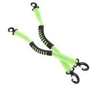 GARVALON Sangle de Fixation Réglable pour Patins à roulettes et Chaussures de Ski, Lot de 2pcs en Nylon Vert avec Poignée Ergonomique et Résistance à l'usure pour Aventures en Plein Air