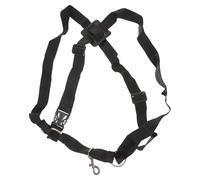 GARVALON Sangle de Saxophone en Nylon Réglable pour Garçon et Filles et Adultes, Harnais de Poitrine Confortable, Bandoulière Noire Adaptée aux Saxophones Alto, Ténor et Soprano,