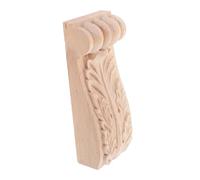 GARVALON Sculpté Bois Corbeau Romains Style Européen pour Décoration Murale Intérieure Et Extérieure Applique Bois pour Colonne Moulure Et Plafond pour Maison Et Jardin