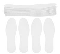 GARVALON Semelles Intérieures Respirantes en Papier Pulpe Blanc Lot de 20 Paires Taille 41 Absorbantes et Anti-Transpiration pour Chaussures de Randonnée Course et Baskets Hommes et