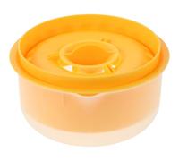GARVALON Séparateur D'œufs Cuisine en Polypropylène Jaune, Ustensile Pratique pour Séparer Blancs et Jaunes, Filtre Rapide pour Pâtisserie, Outil Robuste et Facile à Nettoyer, Préparation