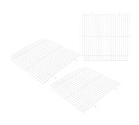 GARVALON Séparateurs de Cage en Treillis Métallique 3 Pcs 28 X 27 CM pour Hamster et Petits Rongeurs Panneau de Séparation Solide pour Enclos D’Animaux Organisation Modulable D’Habitat