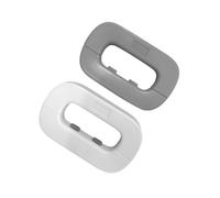 GARVALON Serrures de Réfrigérateur pour Garçon et Filles 2 Pcs Blanc en Abs Double Bouton pour Sécurité et Prévention des Blessures aux Doigts sur Portes de Placard et Frigo