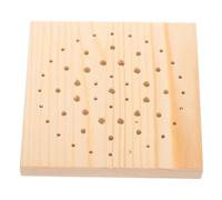 GARVALON Socle Bois pour Figurines Argile avec Circulaires Support Stable pour Exposer et Organiser Poupées Modèles de Pâte à Modeler et Sculptures Artisanales