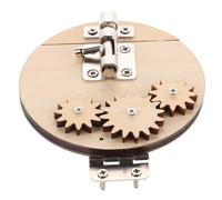 GARVALON Sonnette pour Garçon et Filles Verrou de Porte Montessori, Ensemble D'engrenages Sensoriels en Bois, Tableau D'activités Éducatif pour Bébé de 1 à 3 Ans, D'éveil Manuel et