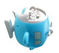 GARVALON Souffleur de Bulles Électrique en Plastique pour Garçon et Filles Automatique D’Hélicoptère Rechargeable USB Léger et Portable Machine à Bulles de Savonnette Couleur Aléatoire