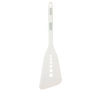 GARVALON Spatule à Poisson Multifonction en Silicone Résistant à Haute Température, Manche Long Anti-brûlure, Compatible Poêles Antiadhésives, la Cuisine Wok, Crêpes et Friture, Couleur