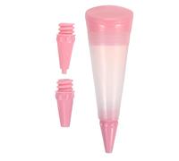 GARVALON Stylo à Douille en Silicone Rose pour Décoration de Gâteaux et Biscuits Stylo à Glaçage Précis Résistant à la Chaleur Outil Multifonction pour Écriture et Dessin Chocolat