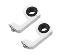 GARVALON Support de Fixation pour Protège-Mains Moto 22/28 MM Kit 2 Pièces à Haute Résistance aux Chocs Compatible Motos et Quads Tout-Usage Montage Sécurisé pour Conduite Hors-Piste